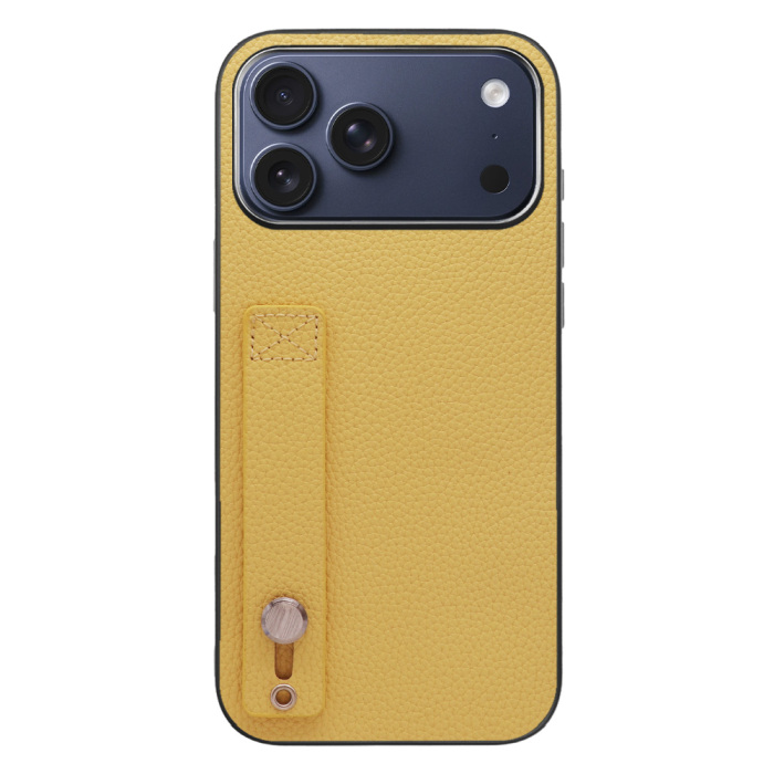 [ LOOF HOLD-SHELL ] iPhone 17 Pro Max iPhone17 Pro Max アイフォン17 プロ マックス スマホケース 背面 ケース カバー ハードケース 背面ベルト 本革 ストラップホール [ iPhone 17 Pro Max 用 ]