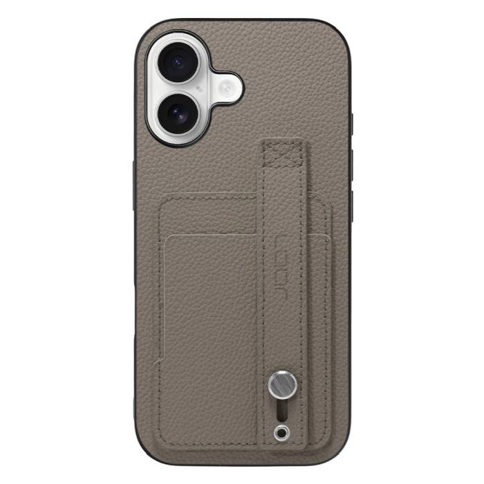[ LOOF HOLD-SHELL CARD ] iPhone 17 iPhone17 アイフォン17 iPhone 17 アイフォン 17 スマホケース 背面 ケース カバー ハードケース 背面ベルト カード入れ 本革 ストラップホール [ iPhone 17 用 ]