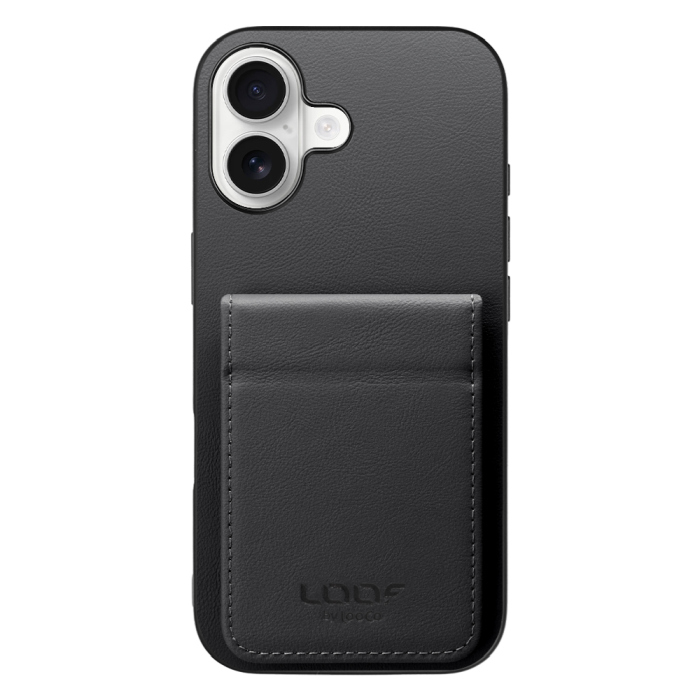 [ LOOF BASIC-SHELL SLIM CARD 2カード ] iPhone 17 iPhone17 アイフォン17 iPhone 17 アイフォン 17 ケース 背面 カード収納 カード入れ カードポケット カバー スマホケース 薄型 大容量 本革 [ iPhone 17 用 ]