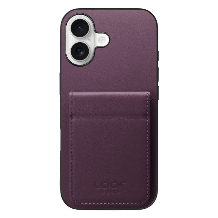[ LOOF BASIC-SHELL SLIM CARD 2カード ] iPhone 17 iPhone17 アイフォン17 iPhone 17 アイフォン 17 ケース 背面 カード収納 カード入れ カードポケット カバー スマホケース 薄型 大容量 本革 [ iPhone 17 ]