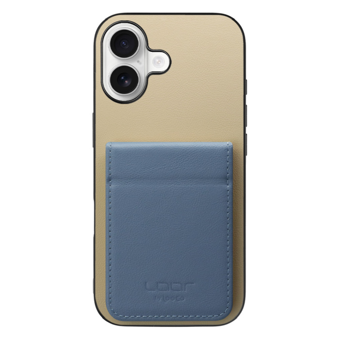 [ LOOF BASIC-SHELL SLIM CARD 2カード ] iPhone 17 iPhone17 アイフォン17 iPhone 17 アイフォン 17 ケース 背面 カード収納 カード入れ カードポケット カバー スマホケース 薄型 大容量 本革 [ iPhone 17 用 ]