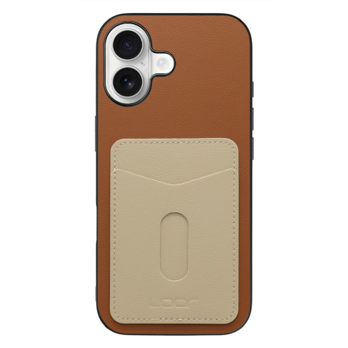 [ LOOF PASS-SHELL (LEATHER Ver.) スライド ] iPhone 17 iPhone17 アイフォン17 iPhone 17 アイフォン 17 スマホケース 背面 ケース カバー ハードケース カード収納 カードホルダー ストラップホール [ iPhone 17 用 ]