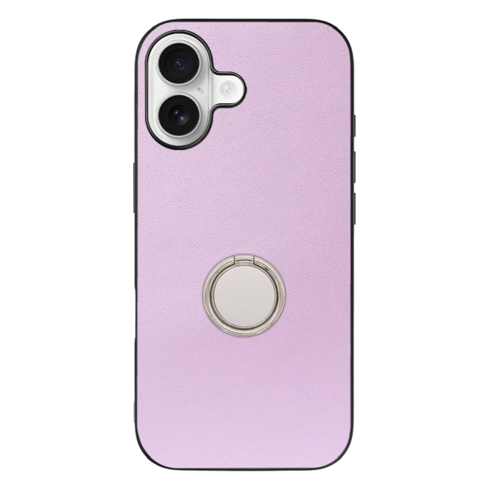[ LOOF RING-SHELL (シンプル Ver.) ] iPhone 17 iPhone17 アイフォン17 iPhone 17 アイフォン 17 スマホケース 背面 ケース カバー ハードケース スマホリング リング付き 本革 ストラップホール [ iPhone 17 用 ]