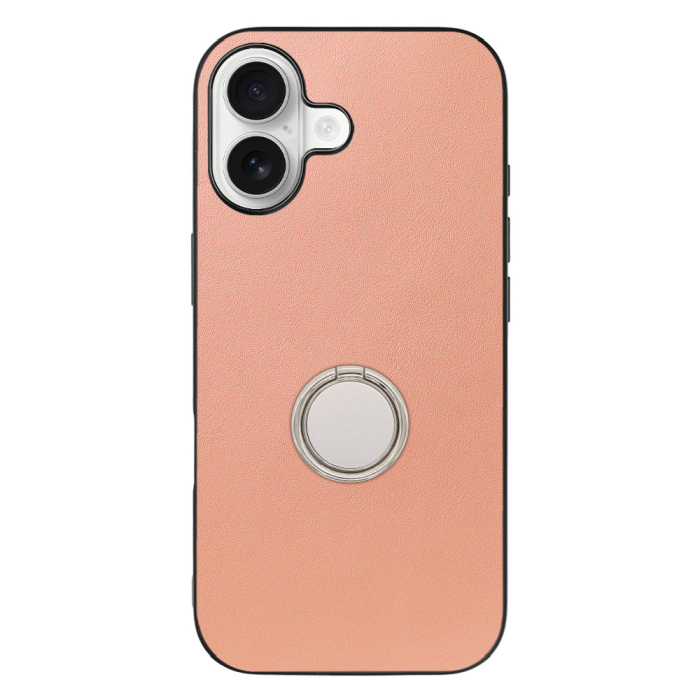 [ LOOF RING-SHELL (シンプル Ver.) ] iPhone 17 iPhone17 アイフォン17 iPhone 17 アイフォン 17 スマホケース 背面 ケース カバー ハードケース スマホリング リング付き 本革 ストラップホール [ iPhone 17 用 ]