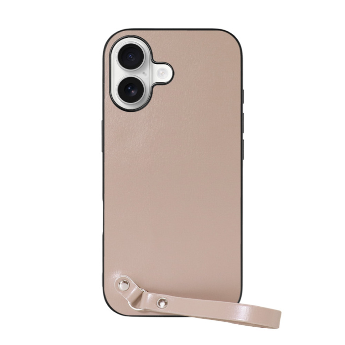 [ LOOF MACARON-SHELL ] iPhone 17 iPhone17 アイフォン17 iPhone 17 アイフォン 17 スマホケース 背面 ケース カバー ハードケース ストラップ付き 本革 ストラップホール [ iPhone 17 用 ]