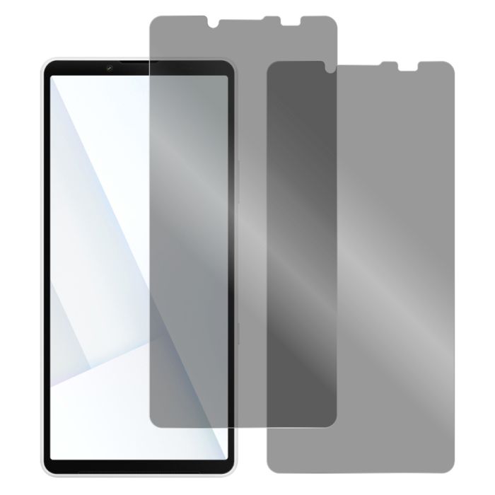 [2枚入り] LOOF 強化ソフトフィルム Xperia 10 VII エクスペリア XQ-FE44 保護フィルム クリア/マット/ブルーライトカット/覗き見防止  簡単貼り付け 画面保護 ソフトフィルム 気泡なし 傷防止 割れ防止 [ Xperia 10 VII 用 ]