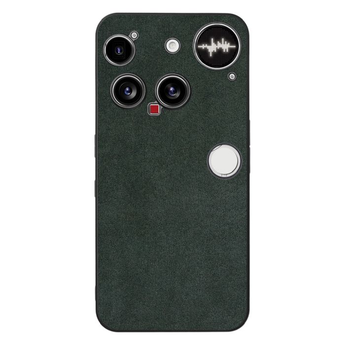 [ LOOF ALCANTARA-SHELL ] Nothing Phone (3) ナッシングフォンスリー ケース カバー スマホケース アルカンターラ シンプル ストラップホール [ Nothing Phone (3) 用 ]