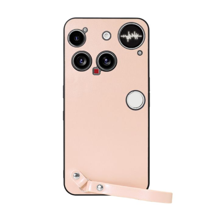 [ LOOF MACARON-SHELL ] Nothing Phone (3) ナッシングフォンスリー スマホケース 背面 ケース カバー ハードケース ストラップ付き 本革 ストラップホール [ Nothing Phone (3) 用 ]