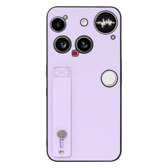 [ LOOF HOLD-SHELL ] Nothing Phone (3) ナッシングフォンスリー スマホケース 背面 ケース カバー ハードケース 背面ベルト 本革 ストラップホール [ Nothing Phone (3) 用 ]