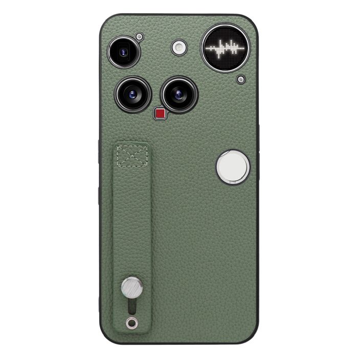 [ LOOF HOLD-SHELL ] Nothing Phone (3) ナッシングフォンスリー スマホケース 背面 ケース カバー ハードケース 背面ベルト 本革 ストラップホール [ Nothing Phone (3) 用 ]
