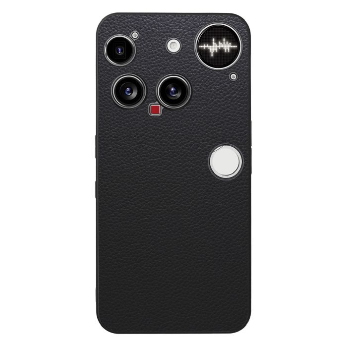 [ LOOF LUXURY-SHELL ] Nothing Phone (3) ナッシングフォンスリー スマホケース 背面 ケース カバー ハードケース 本革 ストラップホール [ Nothing Phone (3) 用 ]