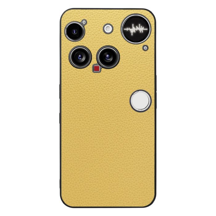 [ LOOF LUXURY-SHELL ] Nothing Phone (3) ナッシングフォンスリー スマホケース 背面 ケース カバー ハードケース 本革 ストラップホール [ Nothing Phone (3) 用 ]