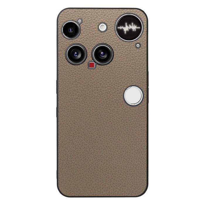 [ LOOF LUXURY-SHELL ] Nothing Phone (3) ナッシングフォンスリー スマホケース 背面 ケース カバー ハードケース 本革 ストラップホール [ Nothing Phone (3) 用 ]