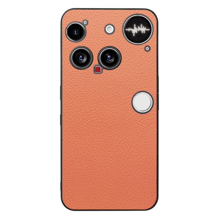 [ LOOF LUXURY-SHELL ] Nothing Phone (3) ナッシングフォンスリー スマホケース 背面 ケース カバー ハードケース 本革 ストラップホール [ Nothing Phone (3) 用 ]