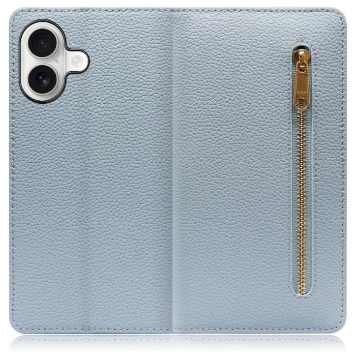 [ LOOF POCKET ] iPhone 17 iPhone17 アイフォン17 iPhone 17 アイフォン 17 スマホケース ケース カバー 手帳型ケース カード収納 本革 マグネットなし ベルトなし ポケット ファスナー [ iPhone 17 用 ]