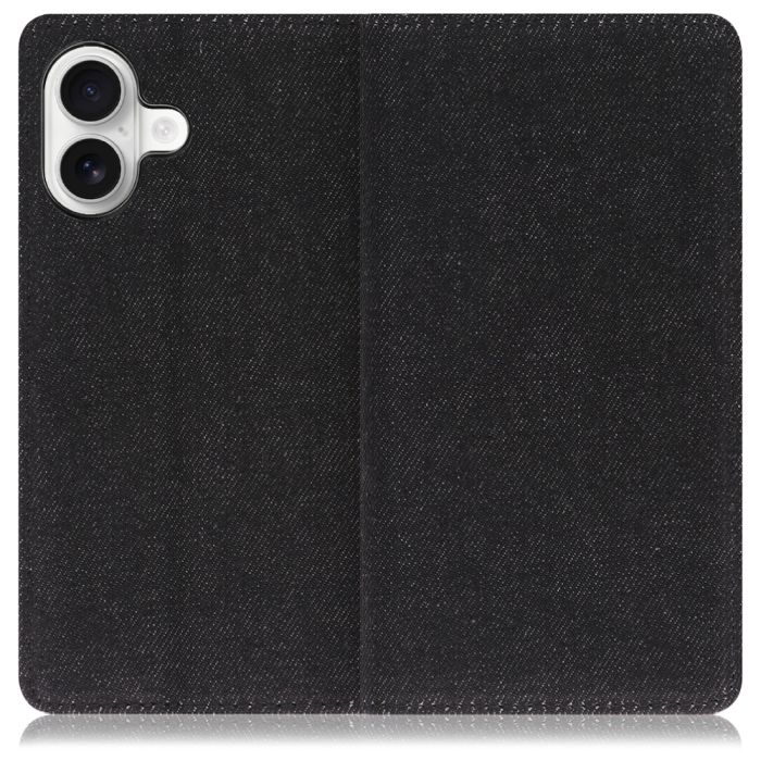 [ LOOF DENIM ] iPhone 17 iPhone17 アイフォン17 iPhone 17 アイフォン 17 スマホケース ケース カバー 手帳型ケース カード収納 マグネット付き デニム ベルトなし [ iPhone 17 用 ]