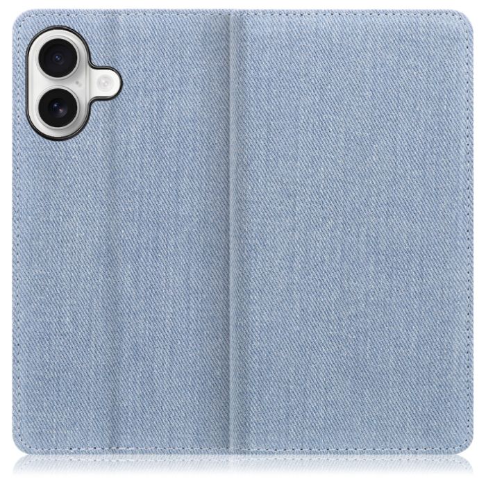 [ LOOF DENIM ] iPhone 17 iPhone17 アイフォン17 iPhone 17 アイフォン 17 スマホケース ケース カバー 手帳型ケース カード収納 マグネット付き デニム ベルトなし [ iPhone 17 用 ]