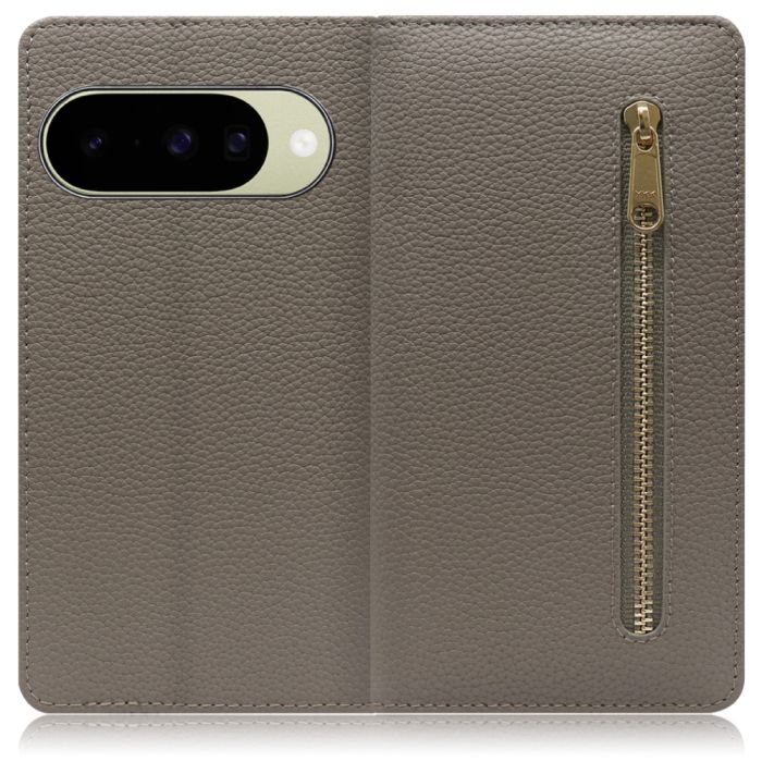 [ LOOF POCKET ] Google Pixel 10 / 10 Pro Google Pixel10 Pixel10pro ピクセル10 ピクセル10プロ スマホケース ケース カバー 手帳型ケース カード収納 本革 マグネットなし ベルトなし ポケット ファスナー [ Google Pixel 10 / 10 Pro ]
