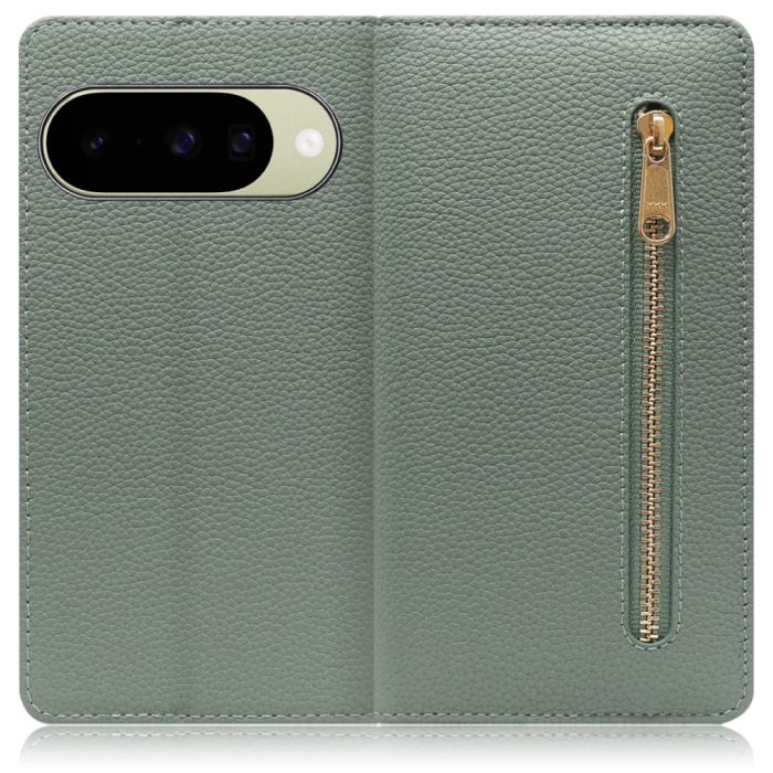 [ LOOF POCKET ] Google Pixel 10 / 10 Pro Google Pixel10 Pixel10pro ピクセル10 ピクセル10プロ スマホケース ケース カバー 手帳型ケース カード収納 本革 マグネットなし ベルトなし ポケット ファスナー [ Google Pixel 10 / 10 Pro ]
