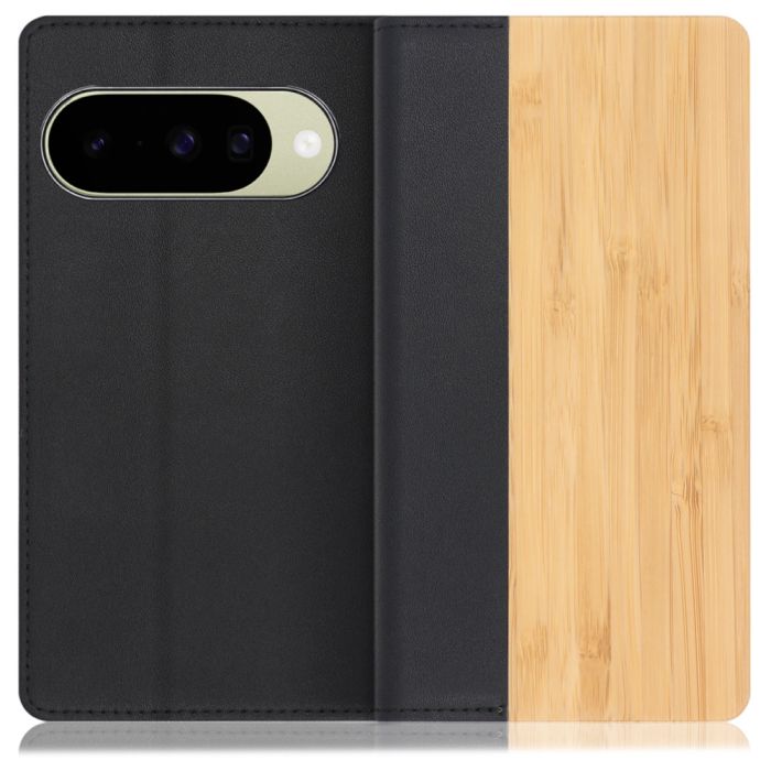 [ LOOF NATURE ] Google Pixel 10 / 10 Pro Google Pixel10 Pixel10pro ピクセル10 ピクセル10プロ スマホケース ケース カバー 手帳型ケース カード収納 マグネット付き 天然木 本革 ベルトなし [ Google Pixel 10 / 10 Pro ]