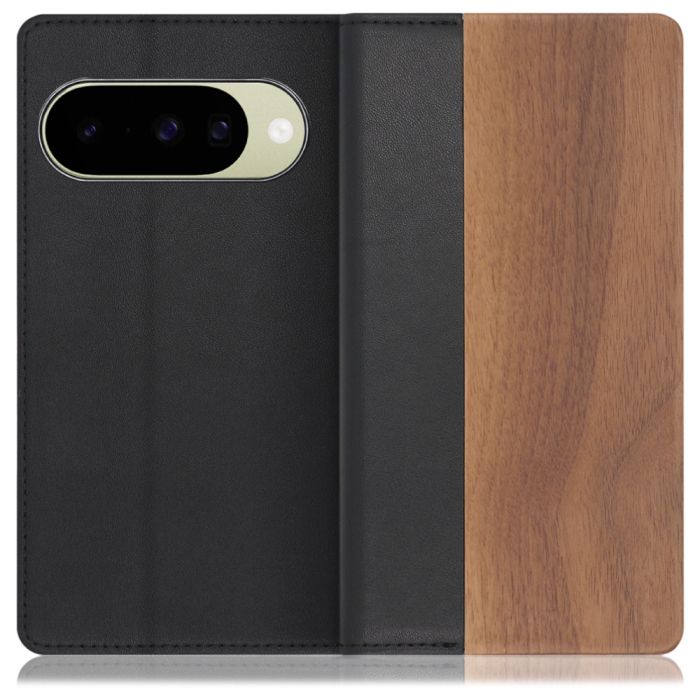 [ LOOF NATURE ] Google Pixel 10 / 10 Pro Google Pixel10 Pixel10pro ピクセル10 ピクセル10プロ スマホケース ケース カバー 手帳型ケース カード収納 マグネット付き 天然木 本革 ベルトなし [ Google Pixel 10 / 10 Pro ]