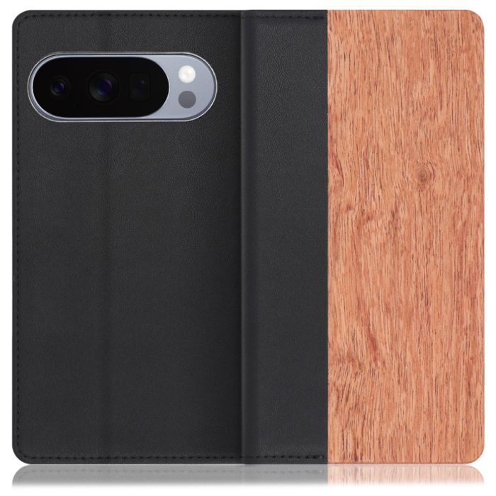 [ LOOF NATURE ] Google Pixel 10 Pro XL Google Pixel10proxl ピクセル10プロXL スマホケース ケース カバー 手帳型ケース カード収納 マグネット付き 天然木 本革 ベルトなし [ Google Pixel 10 Pro XL ]