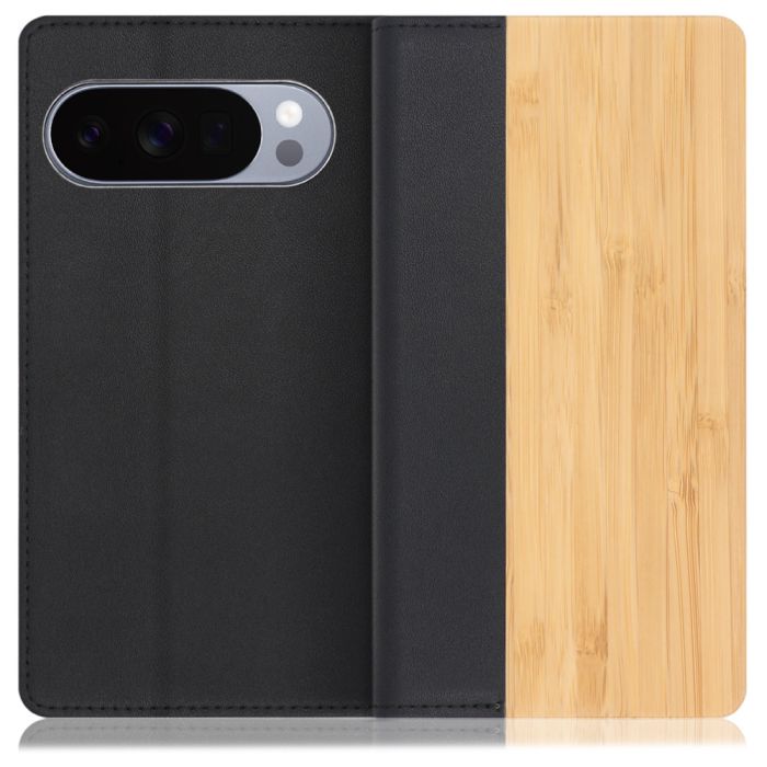 [ LOOF NATURE ] Google Pixel 10 Pro XL Google Pixel10proxl ピクセル10プロXL スマホケース ケース カバー 手帳型ケース カード収納 マグネット付き 天然木 本革 ベルトなし [ Google Pixel 10 Pro XL ]