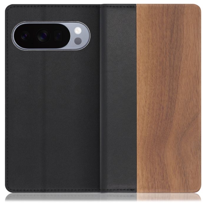 [ LOOF NATURE ] Google Pixel 10 Pro XL Google Pixel10proxl ピクセル10プロXL スマホケース ケース カバー 手帳型ケース カード収納 マグネット付き 天然木 本革 ベルトなし [ Google Pixel 10 Pro XL ]
