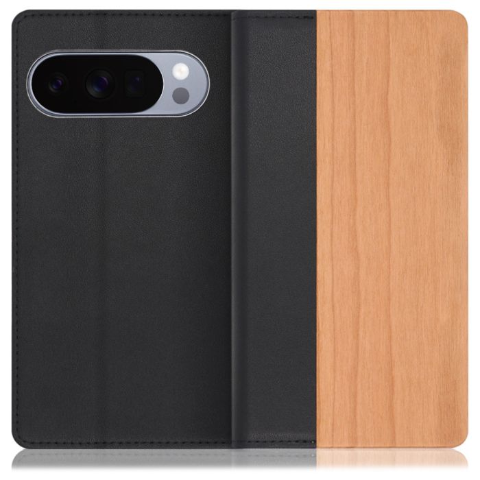 [ LOOF NATURE ] Google Pixel 10 Pro XL Google Pixel10proxl ピクセル10プロXL スマホケース ケース カバー 手帳型ケース カード収納 マグネット付き 天然木 本革 ベルトなし [ Google Pixel 10 Pro XL ]