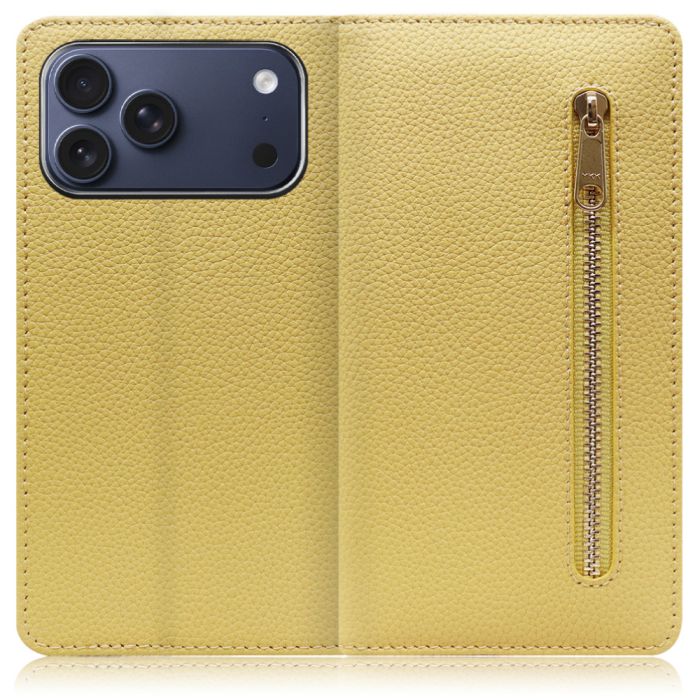 [ LOOF POCKET ] iPhone 17 Pro Max iPhone17 Pro Max アイフォン17 プロ マックス スマホケース ケース カバー 手帳型ケース カード収納 本革 マグネットなし ベルトなし ポケット ファスナー [ iPhone 17 Pro Max 用 ]