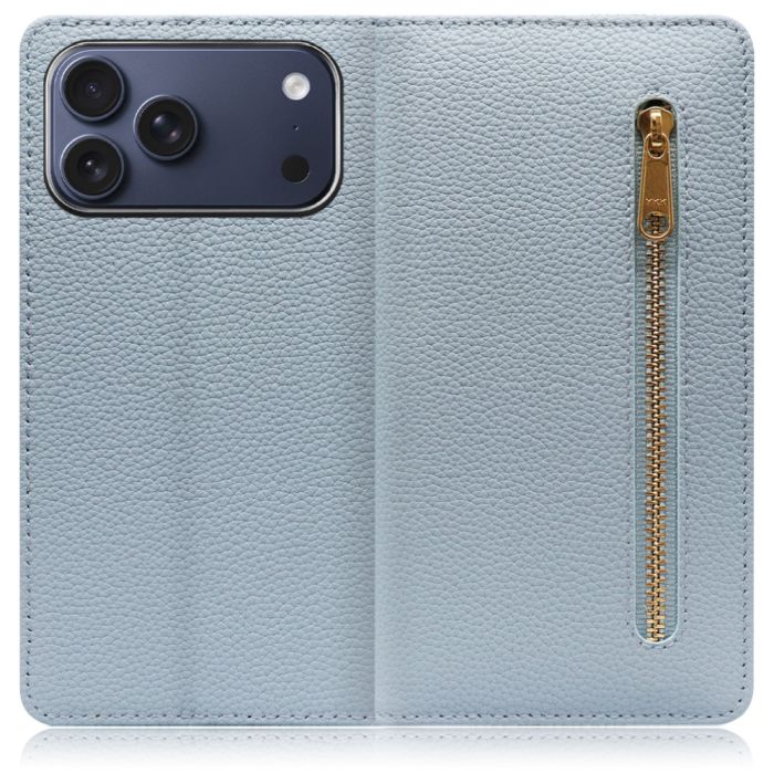 [ LOOF POCKET ] iPhone 17 Pro Max iPhone17 Pro Max アイフォン17 プロ マックス スマホケース ケース カバー 手帳型ケース カード収納 本革 マグネットなし ベルトなし ポケット ファスナー [ iPhone 17 Pro Max 用 ]