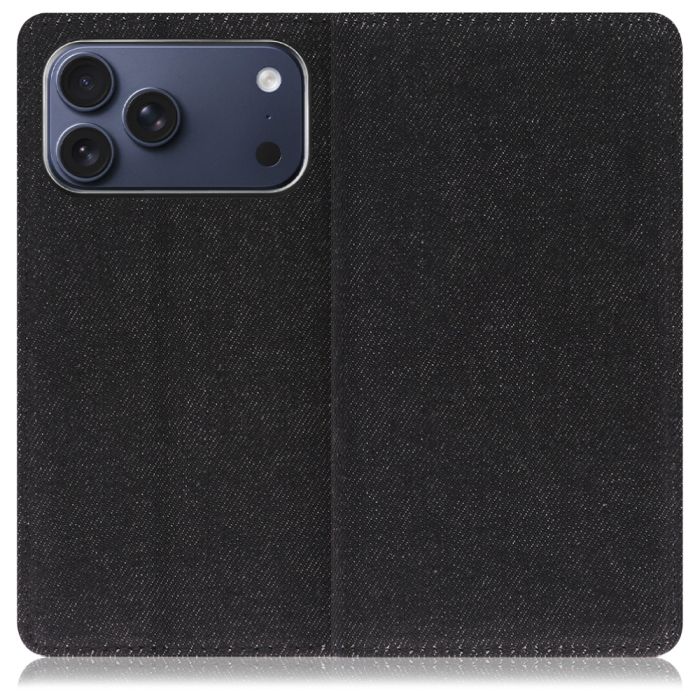 [ LOOF DENIM ] iPhone 17 Pro Max iPhone17 Pro Max アイフォン17 プロ マックス スマホケース ケース カバー 手帳型ケース カード収納 マグネット付き デニム ベルトなし [ iPhone 17 Pro Max 用 ]