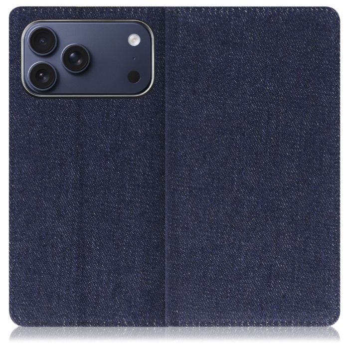 [ LOOF DENIM ] iPhone 17 Pro Max iPhone17 Pro Max アイフォン17 プロ マックス スマホケース ケース カバー 手帳型ケース カード収納 マグネット付き デニム ベルトなし [ iPhone 17 Pro Max 用 ]