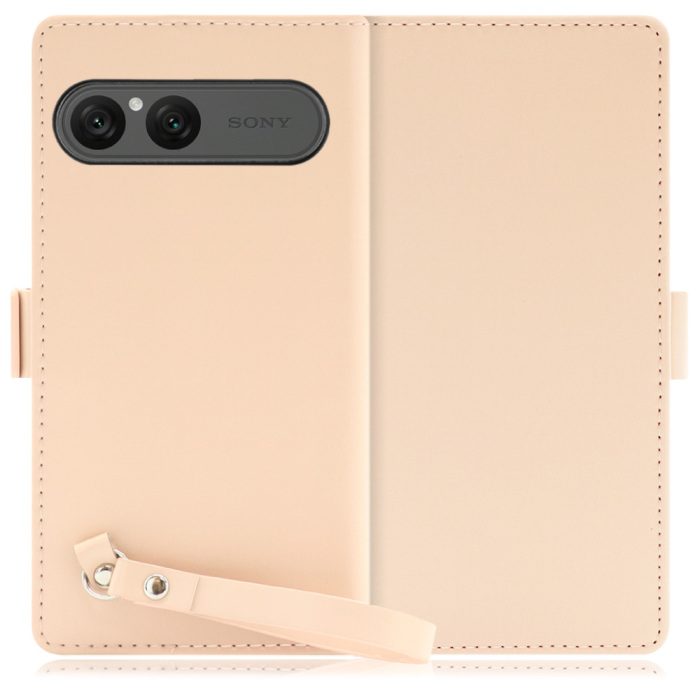 [ LOOF MACARON ] Xperia 10 VII エクスペリア XQ-FE44 スマホケース ケース カバー 手帳型ケース カード収納 ストラップ ベルト付き マグネット付き 本革 [ Xperia 10 VII 用 ]