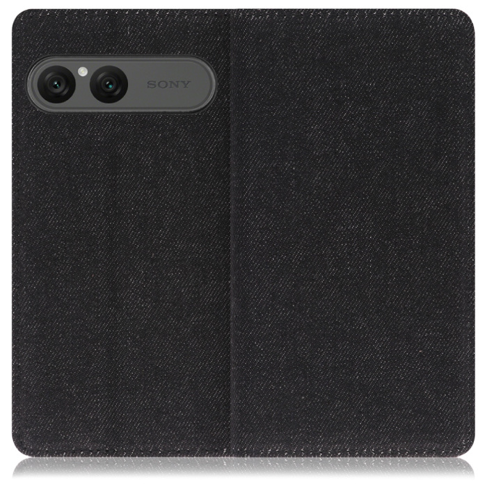 [ LOOF DENIM ] Xperia 10 VII エクスペリア XQ-FE44 スマホケース ケース カバー 手帳型ケース カード収納 マグネット付き デニム ベルトなし [ Xperia 10 VII 用 ]