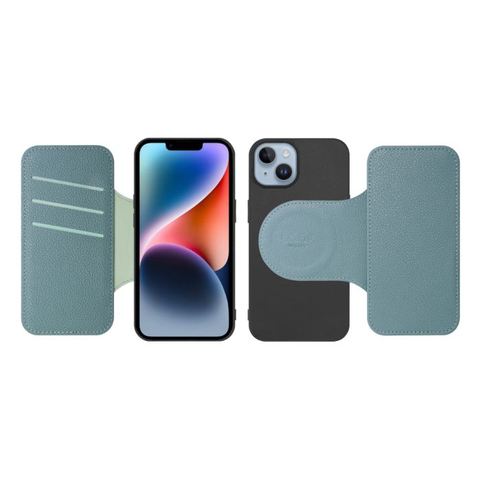 [ LOOF SLIM-BOOK Series ] iPhone 14 iphone14 スマホケース ケース カバー 手帳型ケース 薄い カード収納 MagSafe対応 ワイヤレス充電 本革 [ iPhone 14 ]