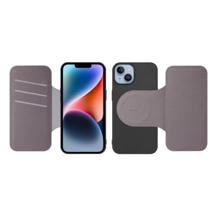 [ LOOF SLIM-BOOK Series ] iPhone 14 iphone14 スマホケース ケース カバー 手帳型ケース 薄い カード収納 MagSafe対応 ワイヤレス充電 本革 [ iPhone 14 ]