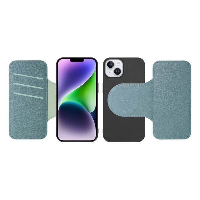 [ LOOF SLIM-BOOK Series ] iPhone 14 Plus iphone14plus 14plus 14+ プラス スマホケース ケース カバー 手帳型ケース 薄い カード収納 MagSafe対応 ワイヤレス充電 本革 [ iPhone 14 Plus ]