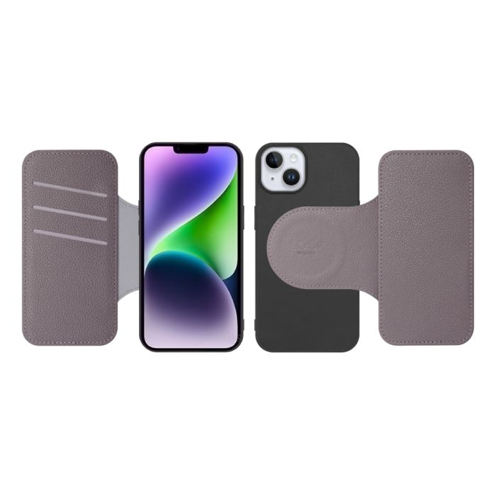 [ LOOF SLIM-BOOK Series ] iPhone 14 Plus iphone14plus 14plus 14+ プラス スマホケース ケース カバー 手帳型ケース 薄い カード収納 MagSafe対応 ワイヤレス充電 本革 [ iPhone 14 Plus ]
