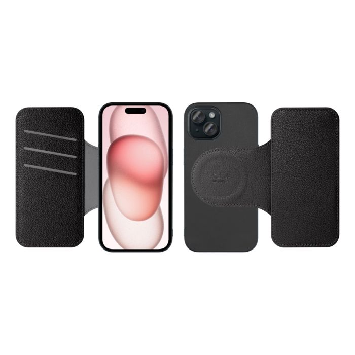 [ LOOF SLIM-BOOK Series ] iPhone 15 iPhone15 アイフォン15 iPhone 15 アイフォン 15 スマホケース ケース カバー 手帳型ケース 薄い カード収納 MagSafe対応 ワイヤレス充電 本革 [ iPhone 15 ]