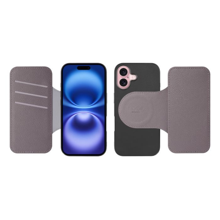 [ LOOF SLIM-BOOK Series ] iPhone 16 iPhone16 アイフォン16 iPhone 16 アイフォン 16 スマホケース ケース カバー 手帳型ケース 薄い カード収納 MagSafe対応 ワイヤレス充電 本革 [ iPhone 16 ]