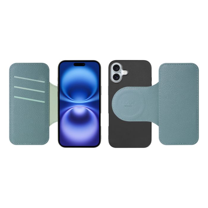 [ LOOF SLIM-BOOK Series ] iPhone 16 Plus iPhone16 Plus アイフォン16 プラス  スマホケース ケース カバー 手帳型ケース 薄い カード収納 MagSafe対応 ワイヤレス充電 本革 [ iPhone 16 Plus ]