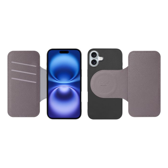 [ LOOF SLIM-BOOK Series ] iPhone 16 Plus iPhone16 Plus アイフォン16 プラス  スマホケース ケース カバー 手帳型ケース 薄い カード収納 MagSafe対応 ワイヤレス充電 本革 [ iPhone 16 Plus ]