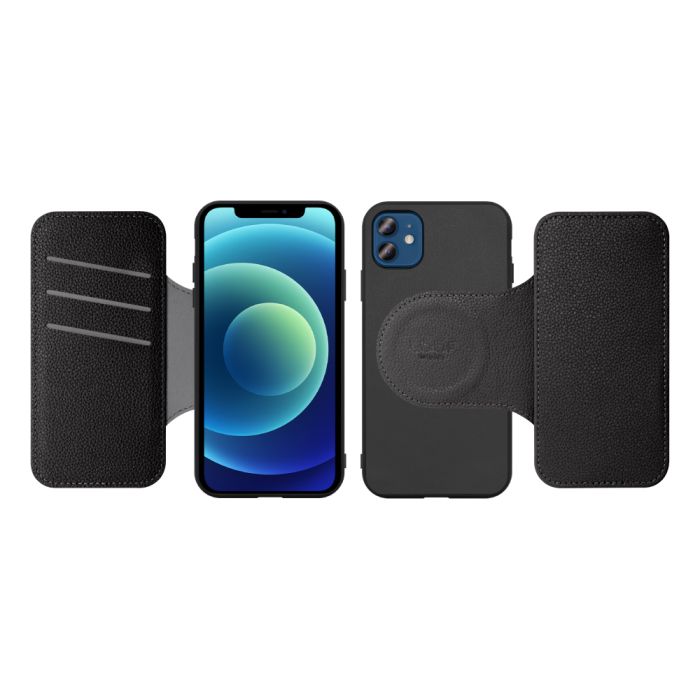 [ LOOF SLIM-BOOK Series ] iPhone 12 / 12 Pro iphone12 iphone12pro 12pro 12プロ スマホケース ケース カバー 手帳型ケース 薄い カード収納 MagSafe対応 ワイヤレス充電 本革 [ iPhone 12 / 12 Pro ]