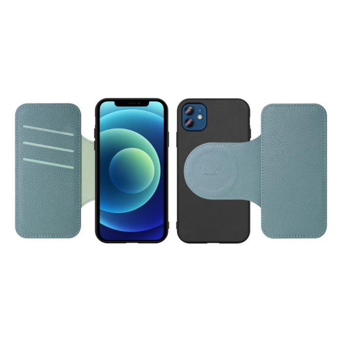 [ LOOF SLIM-BOOK Series ] iPhone 12 / 12 Pro iphone12 iphone12pro 12pro 12プロ スマホケース ケース カバー 手帳型ケース 薄い カード収納 MagSafe対応 ワイヤレス充電 本革 [ iPhone 12 / 12 Pro ]