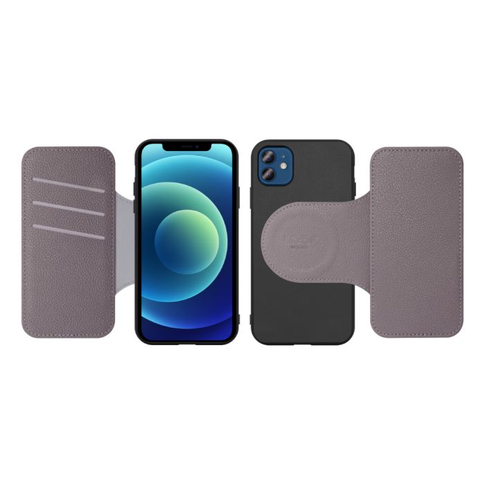 [ LOOF SLIM-BOOK Series ] iPhone 12 / 12 Pro iphone12 iphone12pro 12pro 12プロ スマホケース ケース カバー 手帳型ケース 薄い カード収納 MagSafe対応 ワイヤレス充電 本革 [ iPhone 12 / 12 Pro ]