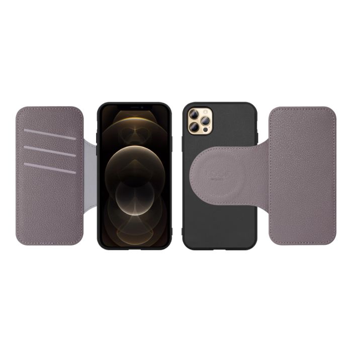 [ LOOF SLIM-BOOK Series ] iPhone 12 Pro Max iphone12promax 12promax 12プロマックス スマホケース ケース カバー 手帳型ケース 薄い カード収納 MagSafe対応 ワイヤレス充電 本革 [ iPhone 12 Pro Max ]