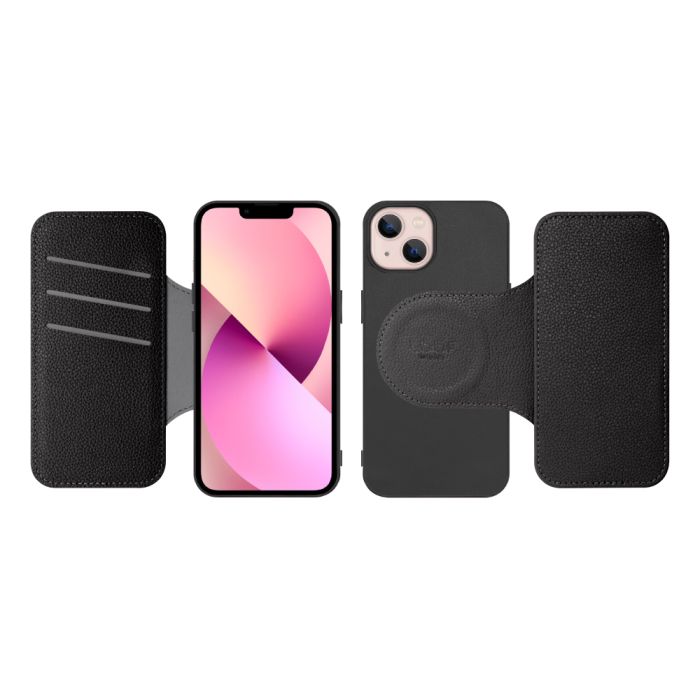 [ LOOF SLIM-BOOK Series ] iPhone 13 iphone13 スマホケース ケース カバー 手帳型ケース 薄い カード収納 MagSafe対応 ワイヤレス充電 本革 [ iPhone 13 ]