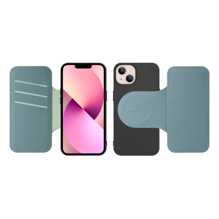 [ LOOF SLIM-BOOK Series ] iPhone 13 iphone13 スマホケース ケース カバー 手帳型ケース 薄い カード収納 MagSafe対応 ワイヤレス充電 本革 [ iPhone 13 ]