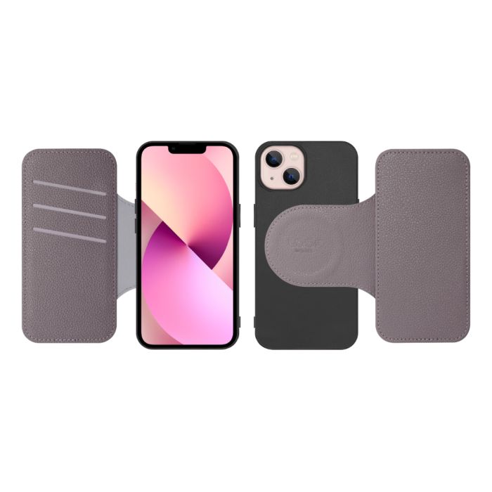 [ LOOF SLIM-BOOK Series ] iPhone 13 iphone13 スマホケース ケース カバー 手帳型ケース 薄い カード収納 MagSafe対応 ワイヤレス充電 本革 [ iPhone 13 ]